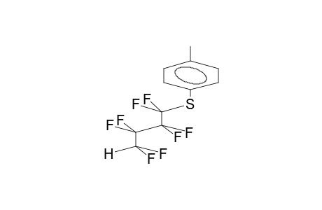 PARA-(4-HYDROPERFLUOROBUTYLTHIO)TOLUENE