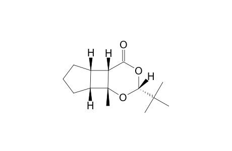 9-ALPHA-TERT.-BUTYL-1-BETA,2-BETA,6-BETA,9-BETA-TETRAHYDRO-7-BETA-METHYL-8,10-DIOXA-11-OXOTRICYCLO-[6.4.0.0(2,6)]-UNDECANE