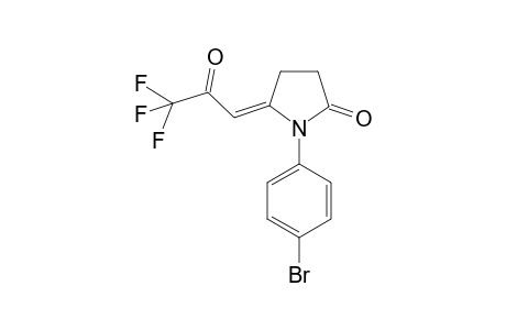 1-(4'-BROMOPHENYL)-5-(3,3,3-TRIFLUORO-2-OXO-PROPYLIDENE)-PYRROLIDIN-2-ONE