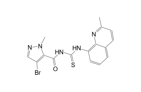 N-[(4-bromo-1-methyl-1H-pyrazol-5-yl)carbonyl]-N'-(2-methyl-8-quinolinyl)thiourea