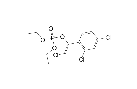 Phosphoric acid, 2-chloro-1-(2,4-dichlorophenyl)ethenyl diethyl ester, (E)-