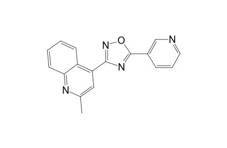 3-(2-Methyl-4-quinolinyl)-5-(3-pyridinyl)-1,2,4-oxadiazole