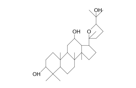 20S*,24S*-EPOXY-3-BETA,12-BETA,25-TRIHYDROXYDAMMARANE