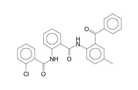 N-(2-[(2-Benzoyl-4-methylanilino)carbonyl]phenyl)-2-chlorobenzamide