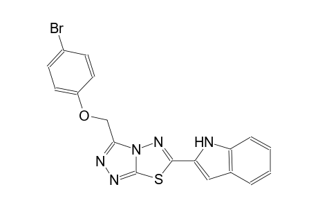 1H-indole, 2-[3-[(4-bromophenoxy)methyl][1,2,4]triazolo[3,4-b][1,3,4]thiadiazol-6-yl]-