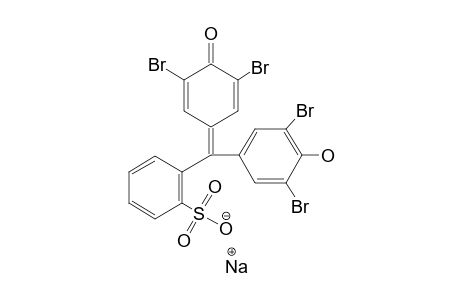 alpha-(3,5-dibromo-4-hydroxyphenyl)-alpha-(3,5-dibromo-4-oxo-2,5-cyclohexadien-1-ylidene)-o-toluenesulfonic acid, monosodium salt