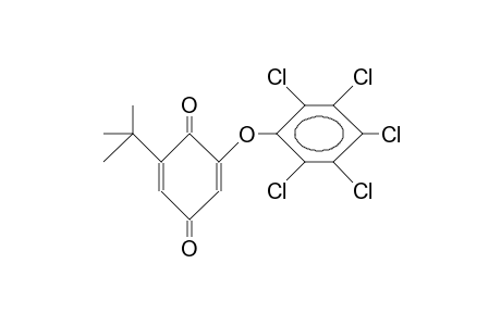 2-Pentachlorophenoxy-6-tert-butyl-P-benzoquinone