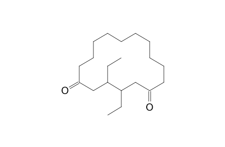 Cyclohexadecadiene-1,6-dione, 3,4-diethyl-, cis-