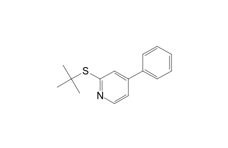 Pyridine, 2-(tert-butylthio)-4-phenyl-