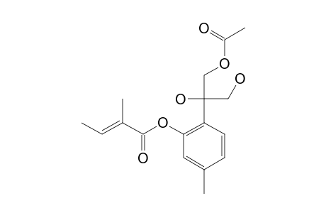 9-ACETOXY-8,10-DIHYDROXYTHYMOL-3-0-TIGLATE