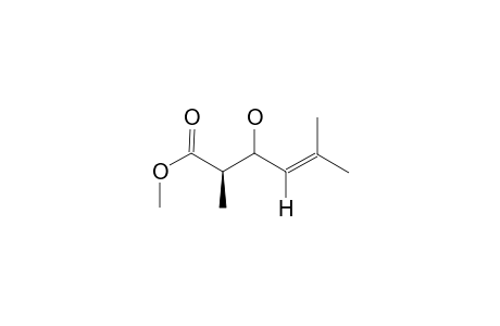 METHYL-(2RS,3RS)-3-HYDROXY-2,5-DIMETHYL-HEX-4-ENOATE