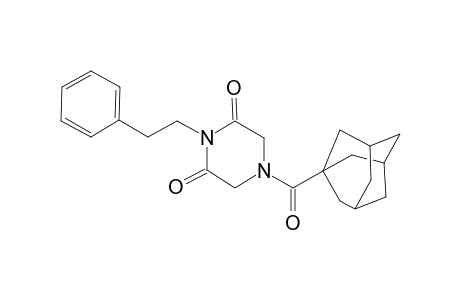 4-(Adamantane-1-carbonyl)-1-phenethyl-piperazine-2,6-dione