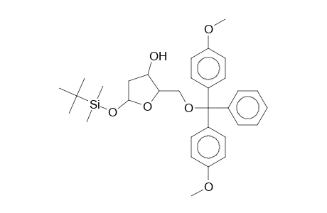 2-Deoxyribofuranose, 1(O)-(t-butyldimethylsilyl)-5(O)-(4,4'-dimethoxytrityl)-