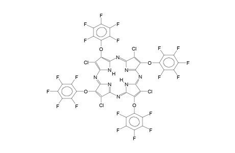 TETRA(PENTAFLUOROPHENOXY)TETRACHLOROPORPHIRAZINE