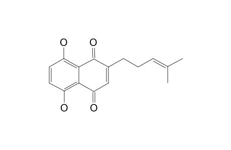 5,8-dihydroxy-2-(4-methyl-3-pentenyl)-1,4-naphthoquinone