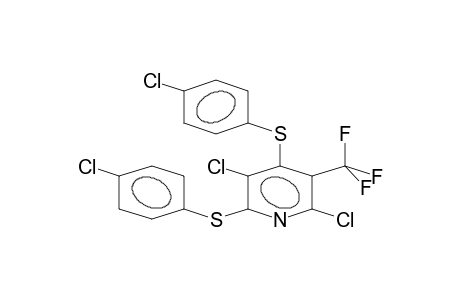 3,6-DICHLORO-2,4-DI-(4-CHLOROPHENYLTHIO)-5-TRIFLUOROMETHYLPYRIDINE