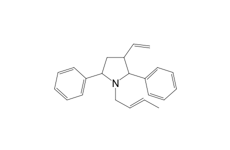 1-(cis-2-Butenyl)-2,5-diphenyl-3-vinylpyrrolidine