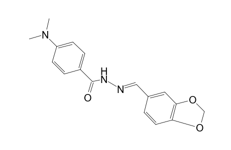 p-(dimethylamino)benzoic acid, piperonylidenehydrazide