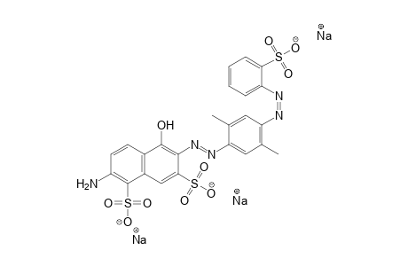 1,7-Naphthalenedisulfonic acid, 2-amino-6-[[2,5-dimethyl-4-[(2-sulfophenyl)azo]phenyl]azo]-5-hydroxy-, trisodium salt