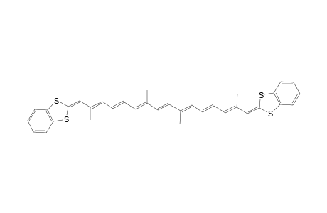 2,2'-[2',7',10',15'-Tetramethylhexadexca-2',4',6',8',10',12',14'-heptaene-1',16'-diyl]-bis(1",3"-benzodithiol)