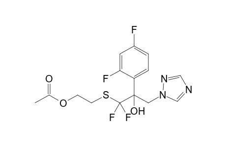 2-[2-(2,4-difluorophenyl)-1,1-difluoro-2-hydroxy-3-(1,2,4-triazol-1-yl)propyl]sulfanylethyl acetate