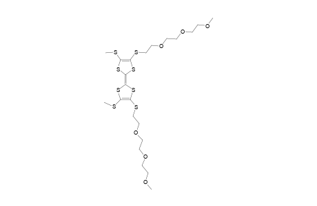 2,7(6)-BIS-[2-[2-(2-METHOXYETHOXY)-ETHOXY]-ETHYLSULFANYL]-3,6(7)-BIS-(METHYLSULFANYL)-TETRATHIAFULVALENE