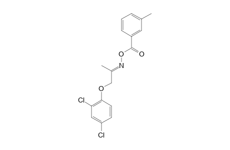 1-(2,4-dichlorophenoxy)-2-propanone, O-(m-toluoyl)oxime