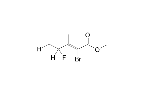 METHYL 2-BROMO-4-FLUORO-3-METHYL-2-PENTENOATE