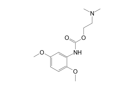 2,5-dimethoxycarbanilic acid, 2-(dimethylamino)ethyl ester