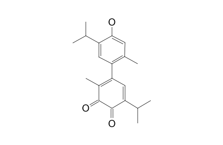 4'-HYDROXY-5,5'-DIISOPROPYL-2,2'-DIMETHYLBIPHENYL-3,4-DIONE