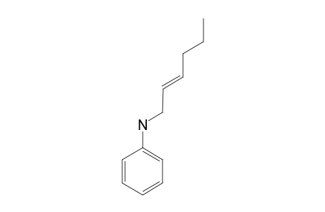 (E)-N-(2-HEXENYL)-ANILINE