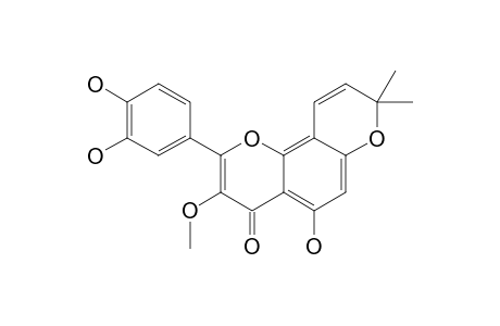 7,8-(2'',2''-DIMETHYLPYRANO)-5,3',4'-TRIHYDROXY-3-METHOXYFLAVONE