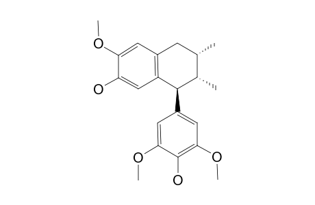 (+)-(7'-S,8-S,8'-S)-4,4'-DIHYDROXY-3',5,5'-TRIMETHOXY-2,7'-CYCLOLIGNAN