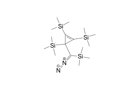 TRIMETHYLSILYL-[1,2,3-TRIS-(TRIMETHYLSILYL)-2-CYCLOPROP-1-ENYL]-DIAZOMETHANE