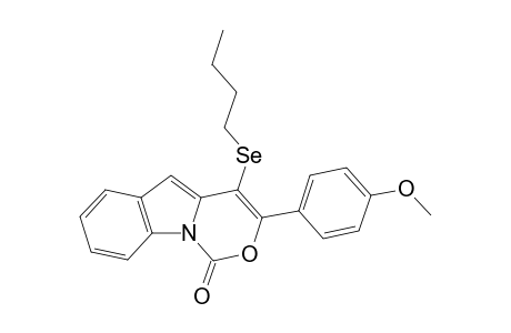 4-(Butylselanyl)-3-(4-methoxyphenyl)-1H-[1,3]oxazino[3,4-a]indol-1-one