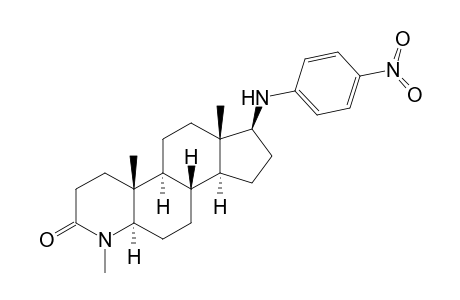 (1S,3aS,3bS,5aR,9aR,9bS,11aS)-6,9a,11a-trimethyl-1-(4-nitroanilino)-2,3,3a,3b,4,5,5a,8,9,9b,10,11-dodecahydro-1H-indeno[5,4-f]quinolin-7-one