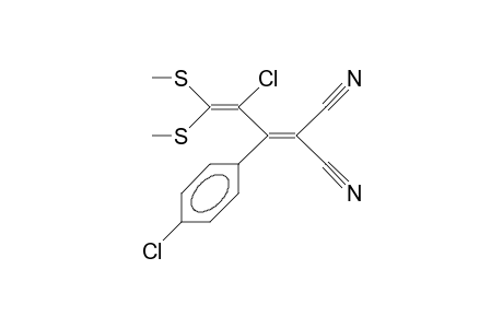 2-[2-chloro-1-(4-chlorophenyl)-3,3-bis(methylthio)prop-2-enylidene]malononitrile