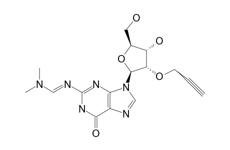 2-N-DIMETHYLAMINOMETHYLENE-2'-O-PROPARGYLGUANOSINE