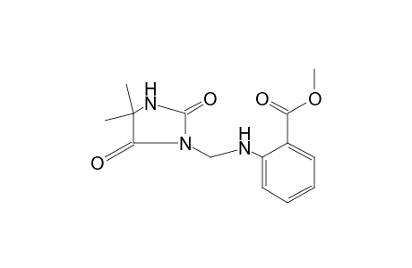 N-[(4,4-dimethyl-2,5-dioxoimidazolidin-1-yl)methyl]anthranilic acid, methyl ester