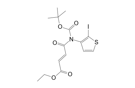 N-(Ethoxyfumaroyl)-2-iodo-3-(N-tert-butoxycarbonylamino)thiophene