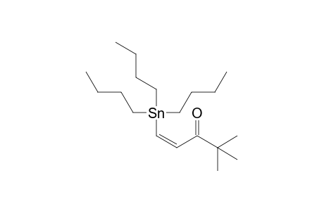 (E)-1-(Tributylstannyl)-4,4-dimethylpent-1-en-3-one