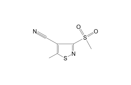 5-METHYL-3-(METHYLSULFONYL)-4-ISOTHIAZOLECARBONITRILE