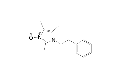 2,4,5-trimethyl-1-oxido-3-phenethyl-imidazol-1-ium