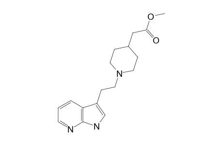 METHYL_1-[2-(1H-PYRROLO-[2.3-B]-PYRIDIN-3-YL)-ETHYL]-4-PIPERIDINEACETATE