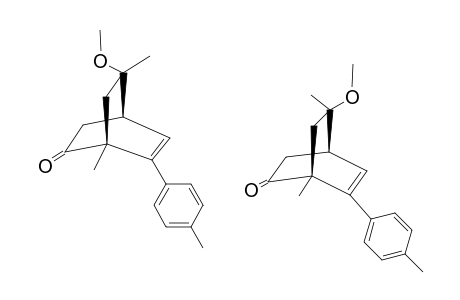 (1S,4S,8RS)-8-METHOXY-1,8-DIMETHYL-6-(4-METHYLPHENYL)-BICYCLO-[2.2.2]-OCT-5-EN-2-ONE