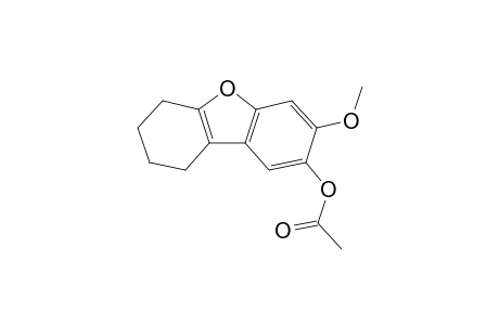 6,7,8,9-Tetrahydrodibenzo[b,d]furan, 2-acetoxy-3-methoxy-