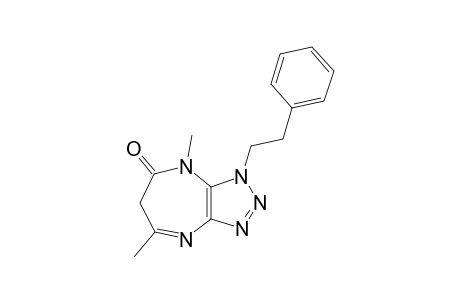 1-PHENETHYL-5,8-DIMETHYL-6H-1,2,3-TRIAZOLO-[4,5-B]-[1,4]-DIAZEPIN-7-ONE