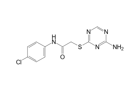 2-[(4-amino-s-triazin-2-yl)thio]-4'-chloroacetanilide