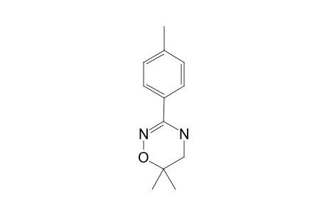 6,6-DIMETHYL-3-(4-METHYL-PHENYL)-4,5-DIHYDRO-6H-1,2,4-OXADIAZOLE