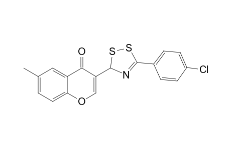 3-[5'-(PARA-CHLORO)-PHENYL-3H-[1,2,4]-DITHIAZOL-3'-YL]-6-METHYL-4H-CHROMEN-4-ONE